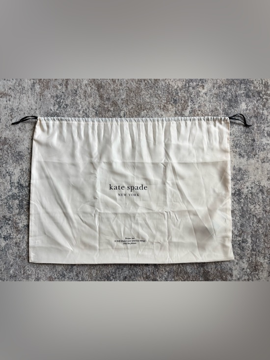 kate spade Handbags - Kate Spade Satin Cream Drawstring Dust Bag XL